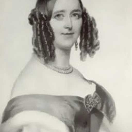 Portrait of Princess Emma of Anhalt-Bernburg-Schaumburg-Hoym