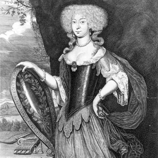 Portrait of Christiane of Saxe-Merseburg