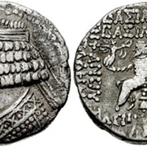 Portrait of Tiridates II of Parthia