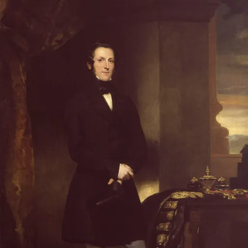 Portrait of James Broun-Ramsay, 1st Marquess of Dalhousie