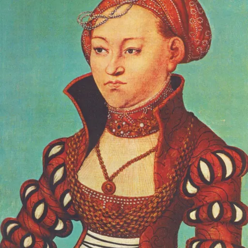 Portrait of Elisabeth of Hesse, Hereditary Princess of Saxony