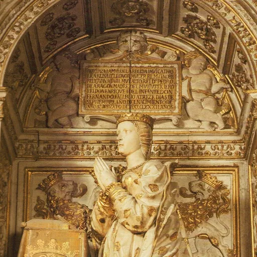 Portrait of Eleanor of Aragon, Queen of Castile
