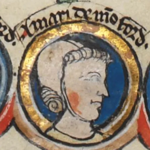 Portrait of Amaury de Montfort, Canon of York