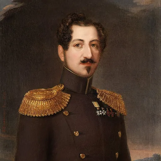 Portrait of Oscar I of Sweden