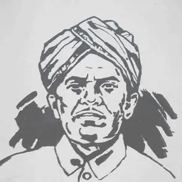 Portrait of Tryambak Shankar Shejwalkar